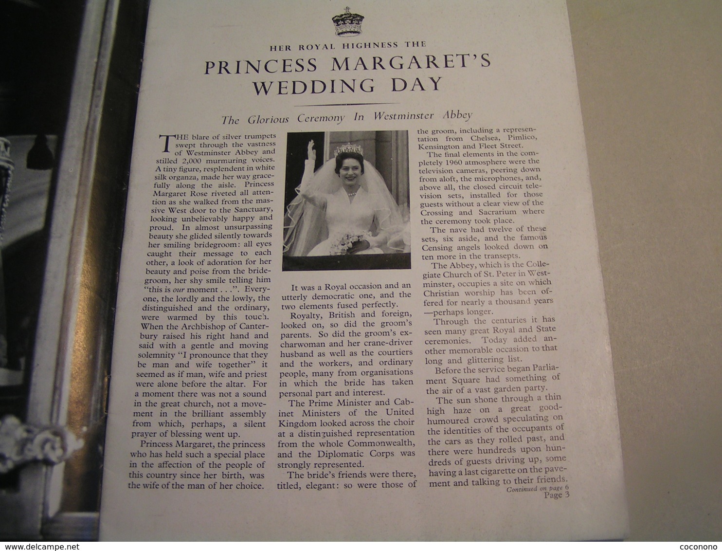 Princess Margaret's Wedding Day - The Pictorial Mémento Of The Royal Wedding Ceremony And Pageantry - Genealogía/Historias De Familia