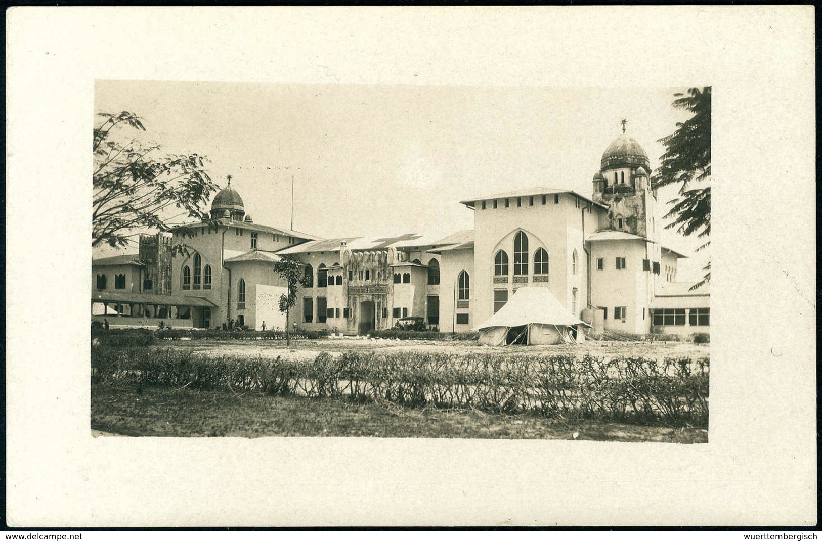 Beleg (1914), Das Deutsche Hospital In Daressalam, Schöne Foto-AK. - Altri & Non Classificati