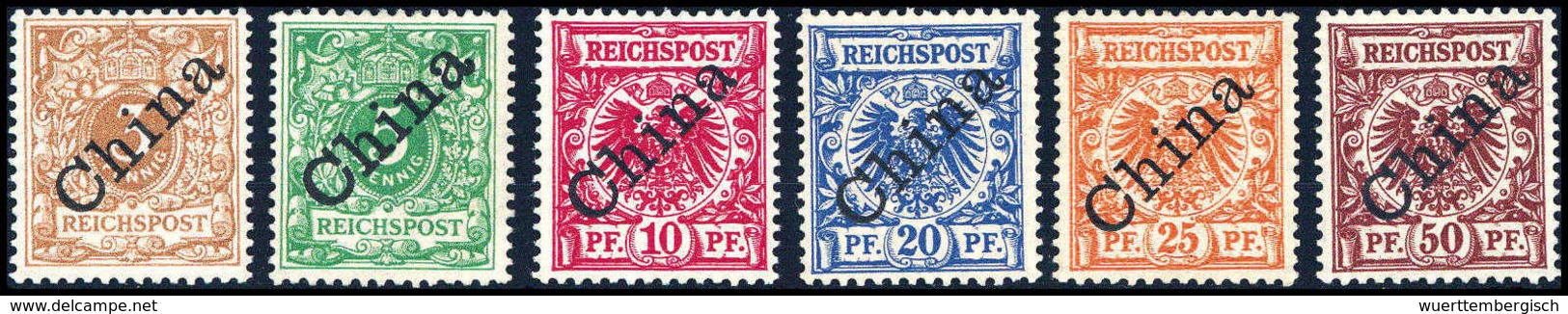 **/* 3-50 Pfg., Tadellos Postfr. Serie, 25 Pfg. Falz.<br/><b>Katalogpreis: 810,-</b> (Michel: 1Ib/6I) - Altri & Non Classificati