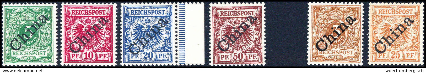 Briefst. 3-50 Pfg., Tadellos Postfr. Serie.<br/><b>Katalogpreis: 1.000,-</b> (Michel: 1Ib/6I) - Other & Unclassified