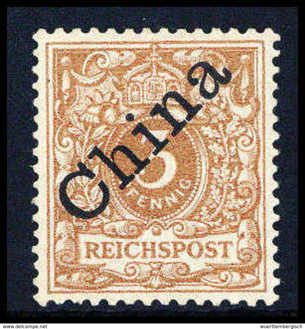 3 Pfg., Tadellos Postfrisch. Eine Seltene Marke, Sign. Pfenninger, Bothe BPP.<br/><b>Katalogpreis: 1.400,-+</b> (Michel: - Altri & Non Classificati