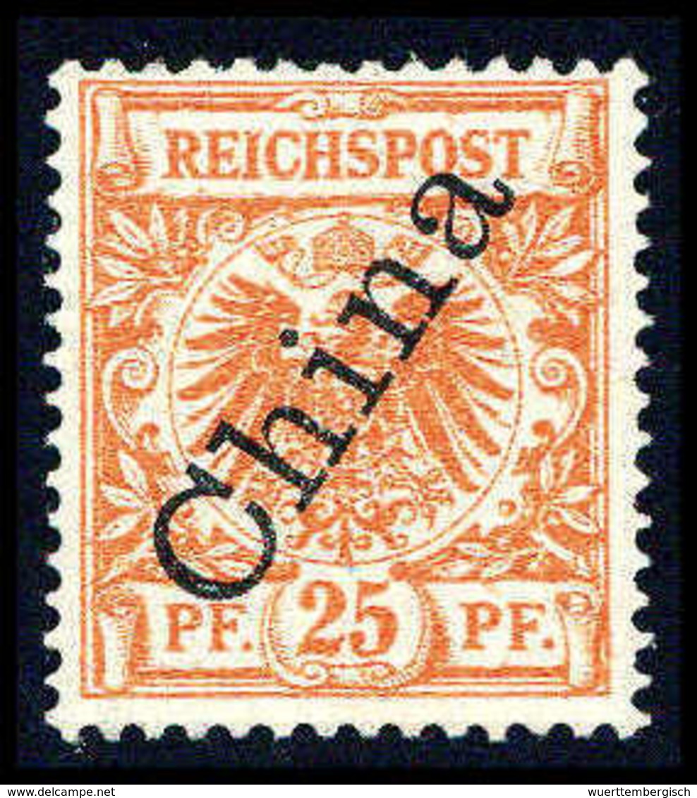 * 25 Pfg., Plf. II, Tadellos Ungebr., Doppelt Sign. Jäschke-L.BPP.<br/><b>Katalogpreis: 200,-</b> (Michel: 5IIPFII) - Autres & Non Classés