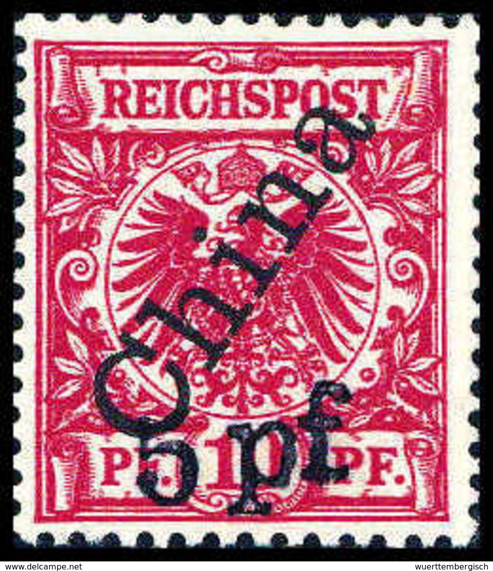 * 5 Pf. A. 10 Pfg., Futschau-Provisorium, Tadellos Ungebr., Fotoattest Steuer BPP.<br/><b>Katalogpreis: 700,-</b> (Miche - Altri & Non Classificati