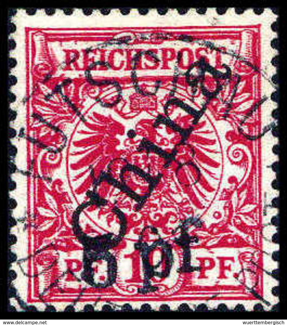 Gest. 5 Pf. A. 10 Pfg., Futschau-Provisorium, Tadelloses Exemplar Mit Zentr. Und Gerade Aufges. Stempel FUTSCHAU, Sign.  - Sonstige & Ohne Zuordnung