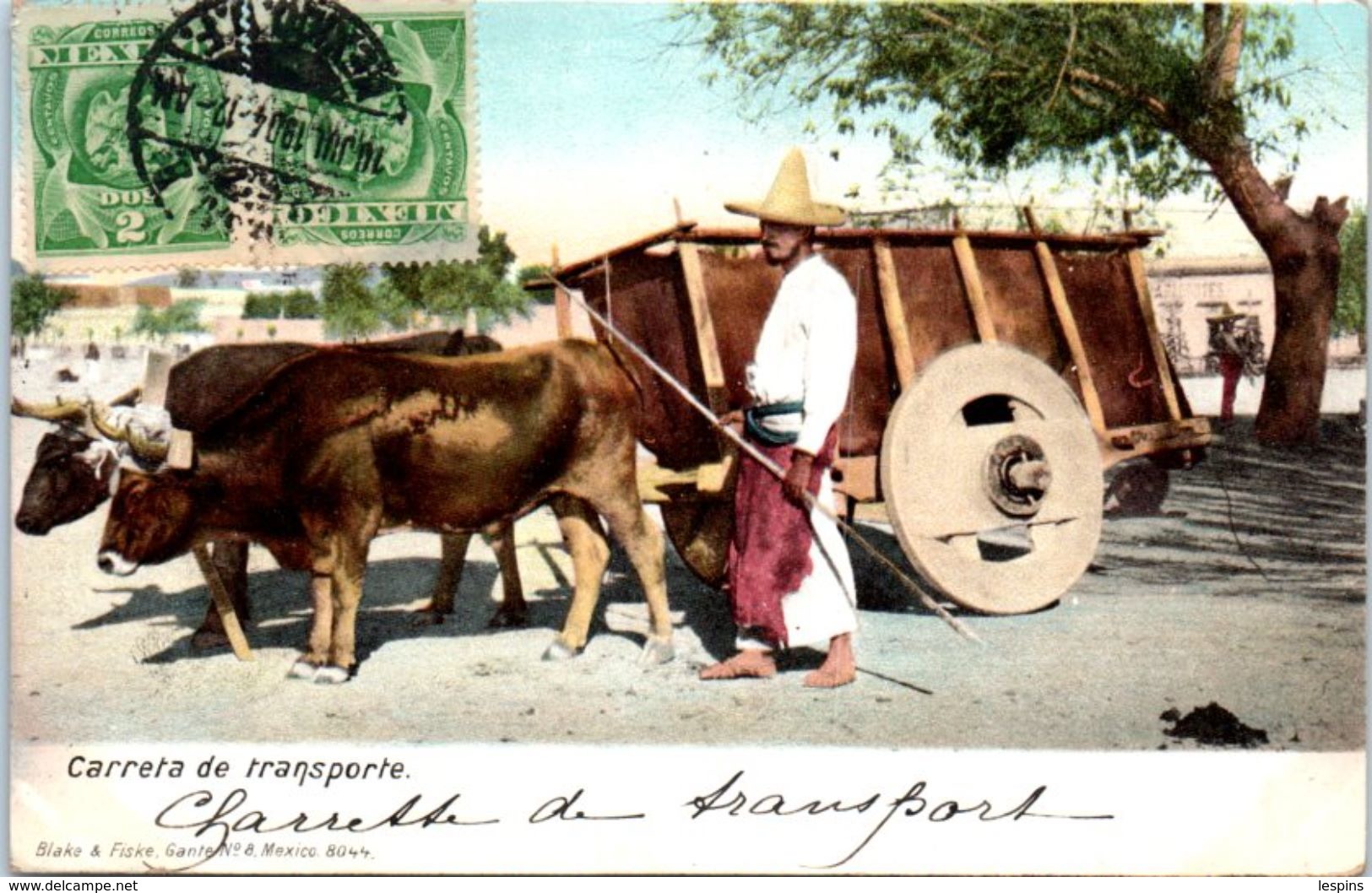 AMERIQUE -  MEXIQUE -- Carreta De Transporte - Mexiko