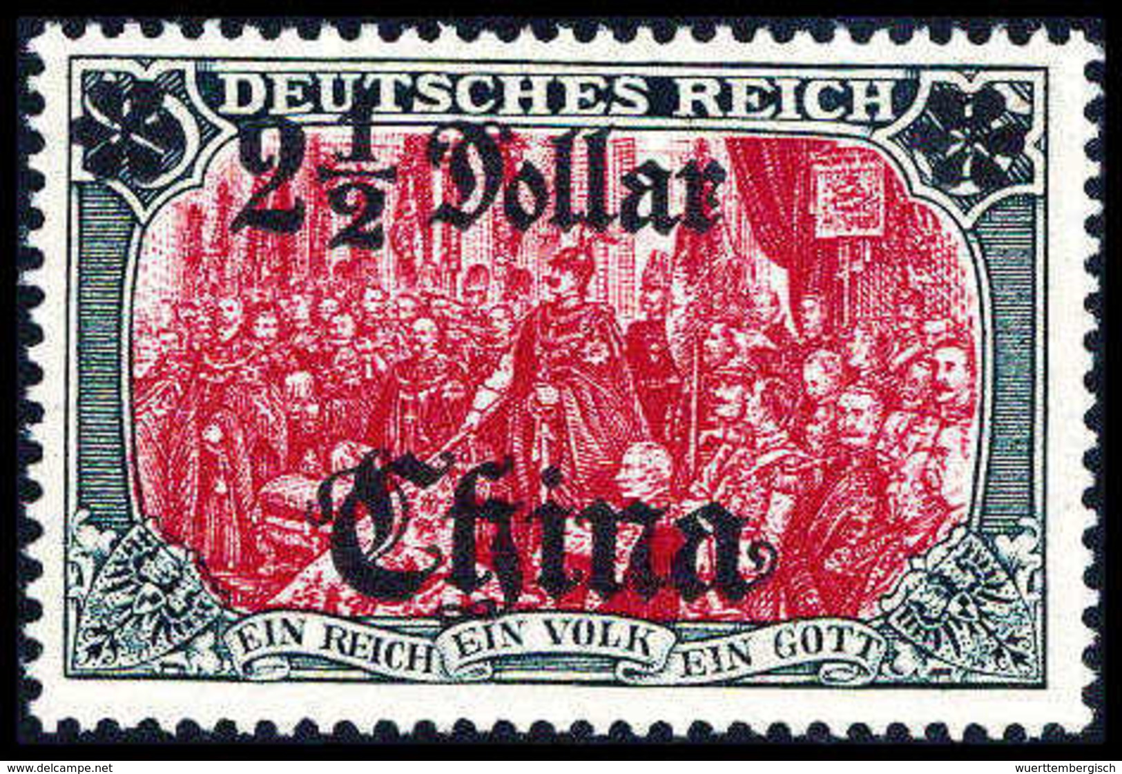 ** 2½ $, Tadellos Postfr., Fotobefund Steuer BPP.<br/><b>Katalogpreis: 450,-</b> (Michel: 37A) - Altri & Non Classificati