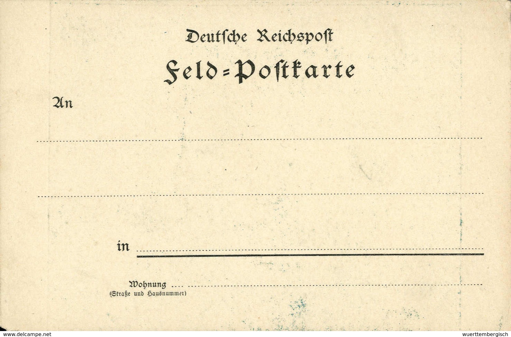 Beleg (1900), Amtliches Feldpostkarten-Formular Der Deutschen Reichspost, Rs. Mit Blauem Holzschnitt Gefangener Chinesen - Altri & Non Classificati