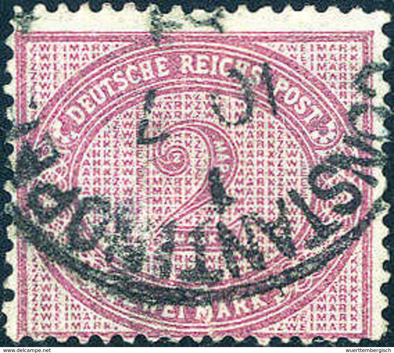 Gest. 2 Mk., Farbfrisch Und Sauber Gestplt., Kl. Mgl., Sign. Bothe BPP, Fotobefund Steuer BPP.<br/><b>Katalogpreis: 500, - Autres & Non Classés