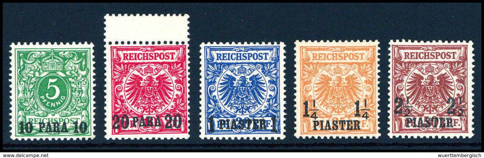 ** 10 P.-2½ Pia., Tadellos Postfr. Serie, Höchstwerte Mit Fotobefunden Steuer Bzw. Hollmann BPP.<br/><b>Katalogpreis: 65 - Sonstige & Ohne Zuordnung