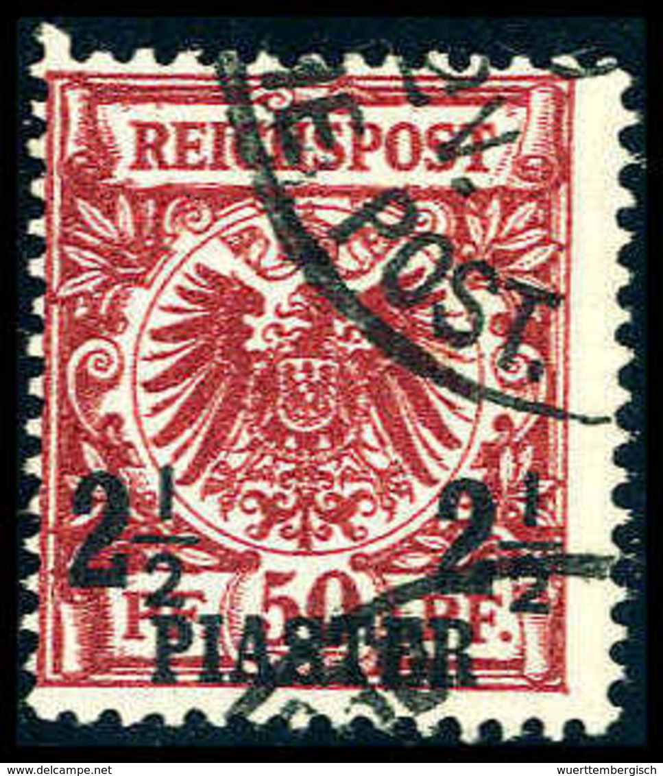 Gest. 2½ Pia., Tadellos Gestplt., Fotoattest Steuer BPP.<br/><b>Katalogpreis: 550,-</b> (Michel: 10a) - Sonstige & Ohne Zuordnung