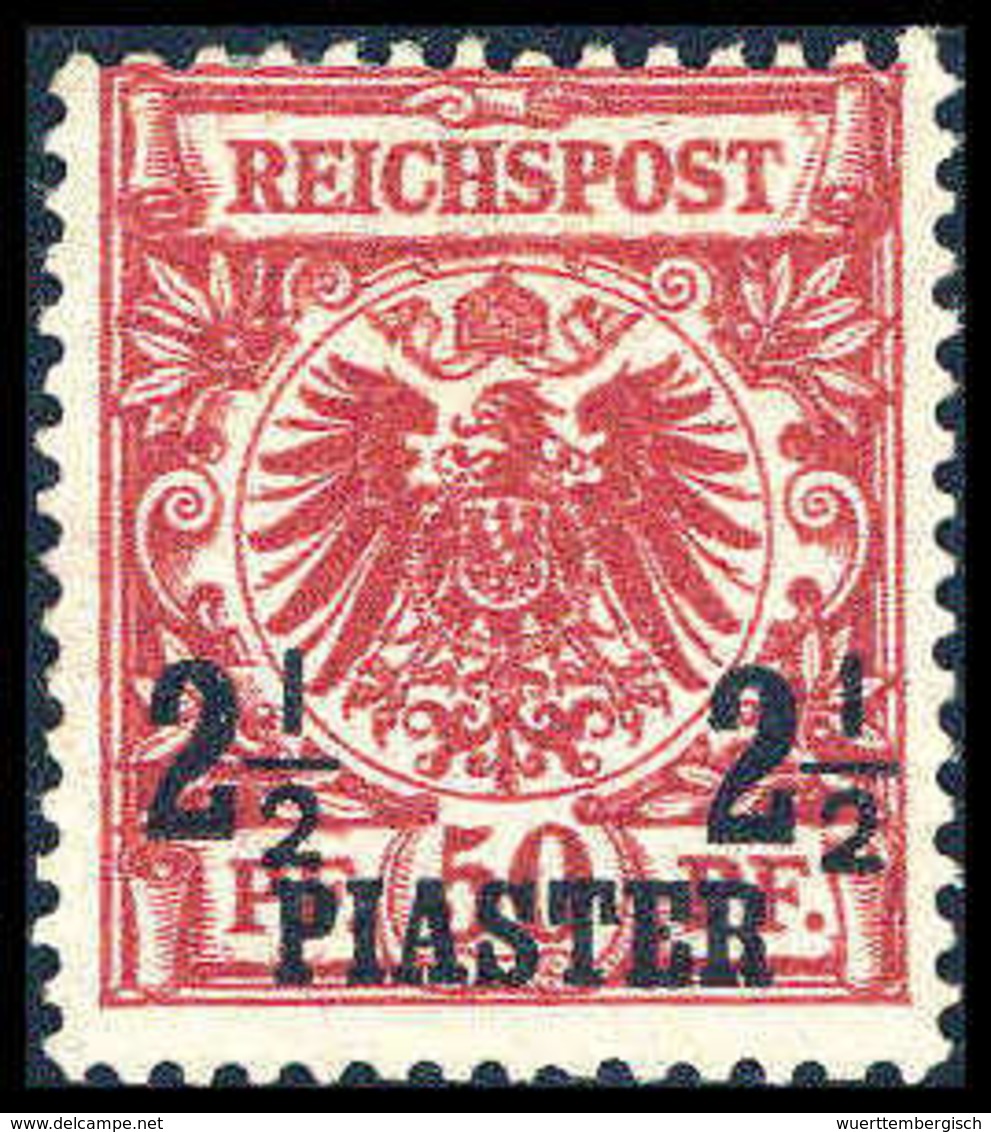 * 2½ Pia. Bräunlichkarmin, Ausgezeichnet Farbfrisches Exemplar In Sehr Guter Zähnung Der Erstauflage, Vollständiger Orig - Autres & Non Classés