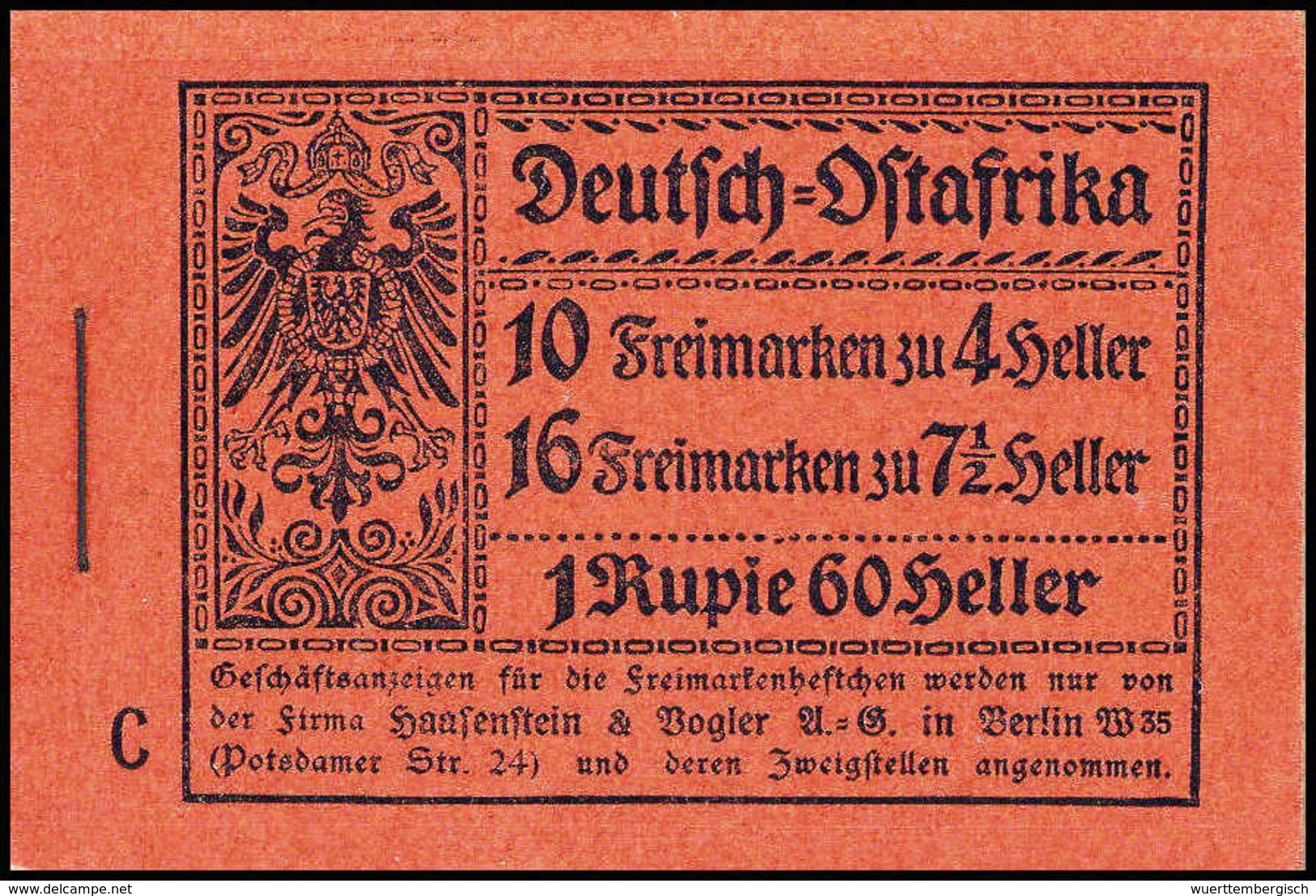 Markenheftchen 1913, Kennbuchstabe C, Tadellos Postfrisch.<br/><b>Katalogpreis: 380,-</b> (Michel: 3A) - Autres & Non Classés