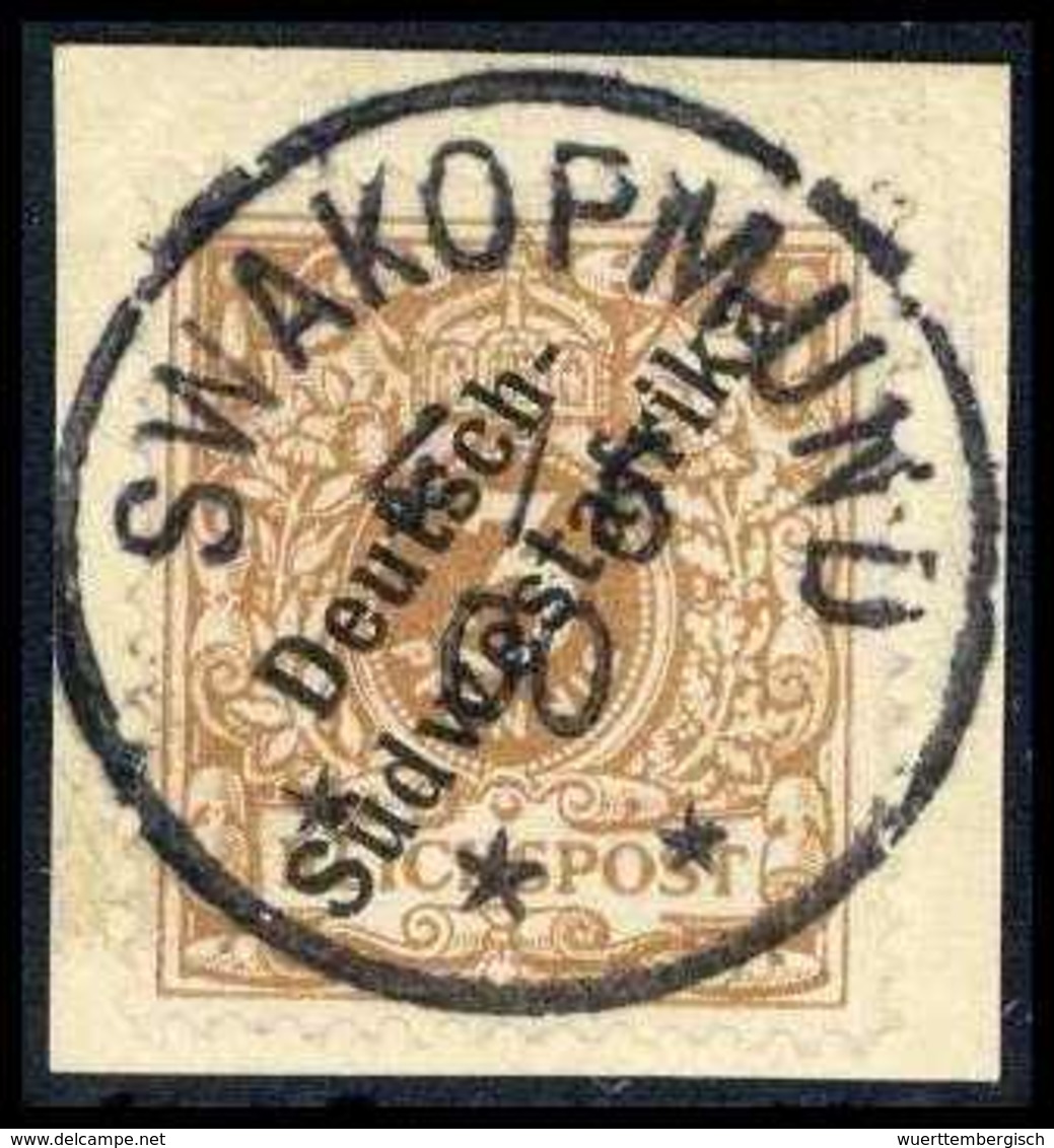 Briefst. 3 Pfg., Ideales Bfstk. Mit Stempel SWAKOPMUND 4/6 00. (Michel: 5b) - Altri & Non Classificati