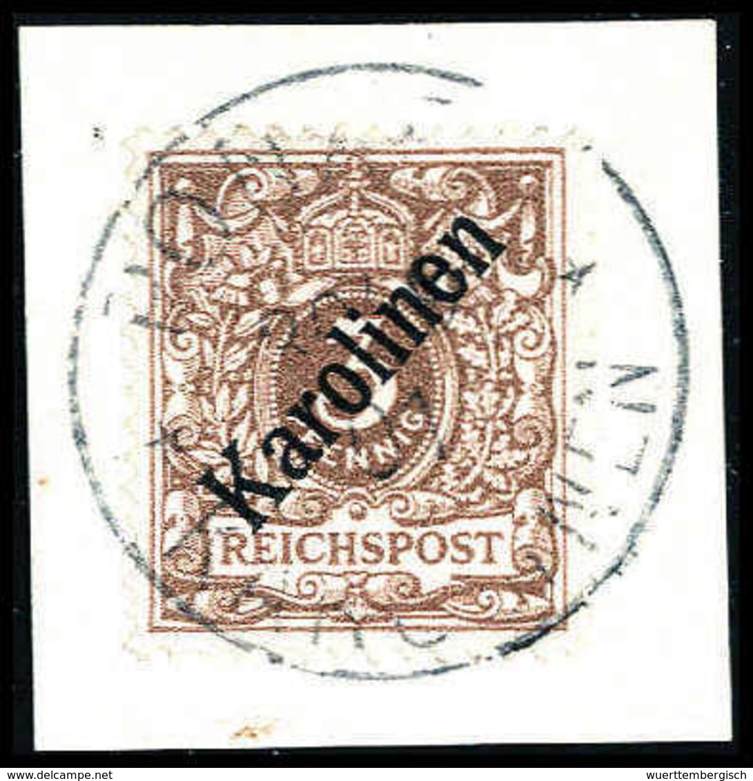 Briefst. 3 Pfg., Tadelloses Bfstk. Mit Zentr. Aufges. Stempel PONAPE 30/9 01, Sign. Lantelme BPP, Fotoattest Jäschke-L.B - Sonstige & Ohne Zuordnung