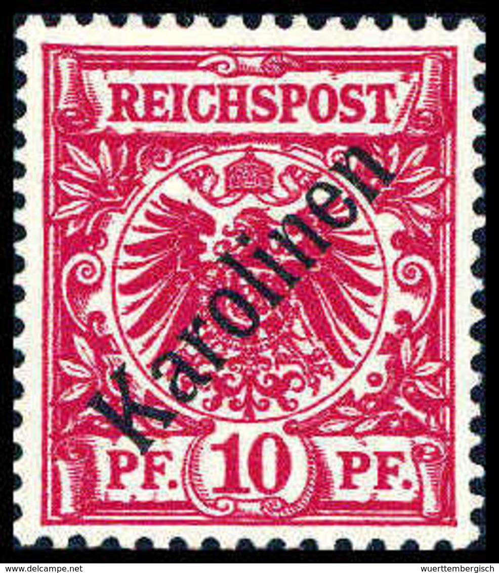 ** 10 Pfg., Tadellos Postfr., Fotobefund Jäschke-L.BPP.<br/><b>Katalogpreis: 200,-</b> (Michel: 3I) - Autres & Non Classés