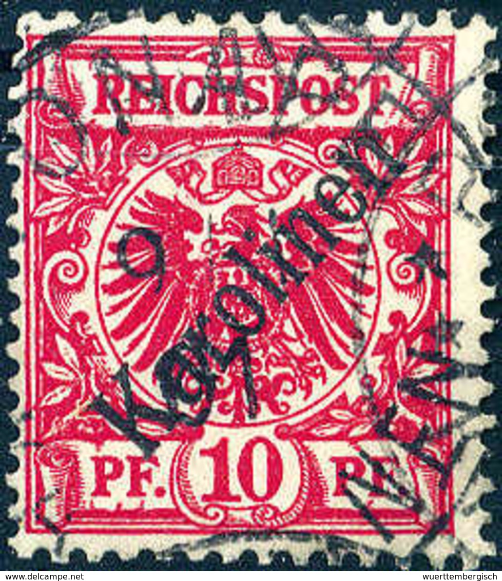 Gest. 10 Pfg., Tadellos Gestplt.<br/><b>Katalogpreis: 160,-</b> (Michel: 3I) - Sonstige & Ohne Zuordnung