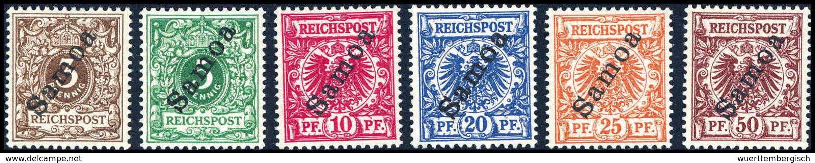 ** 3-50 Pfg., Tadellos Postfr. Serie.<br/><b>Katalogpreis: 480,-</b> (Michel: 1/6) - Other & Unclassified