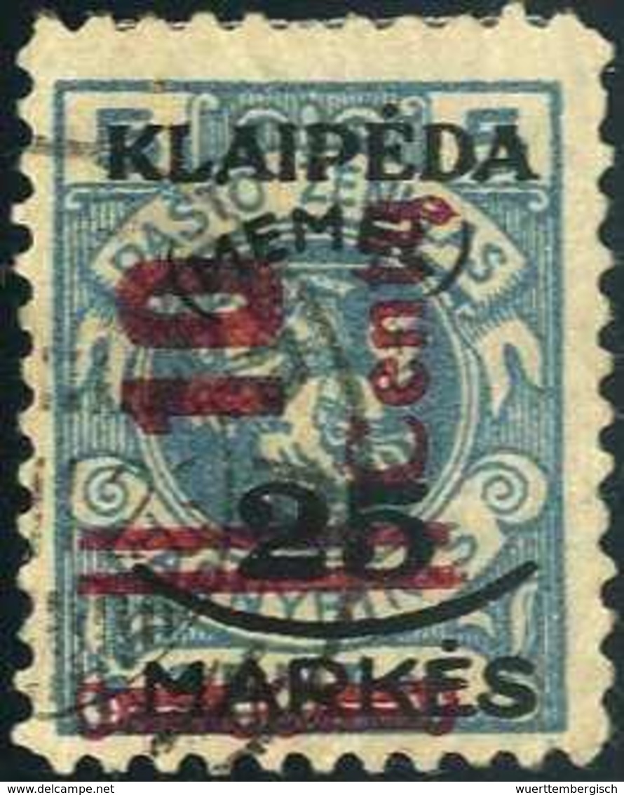 Gest. 10 C., Aufdruckfehler III, Sauber Gestplt. (kl. Mgl.), Fotobefund Huylmans BPP.<br/><b>Katalogpreis: 500,-</b> (Mi - Other & Unclassified