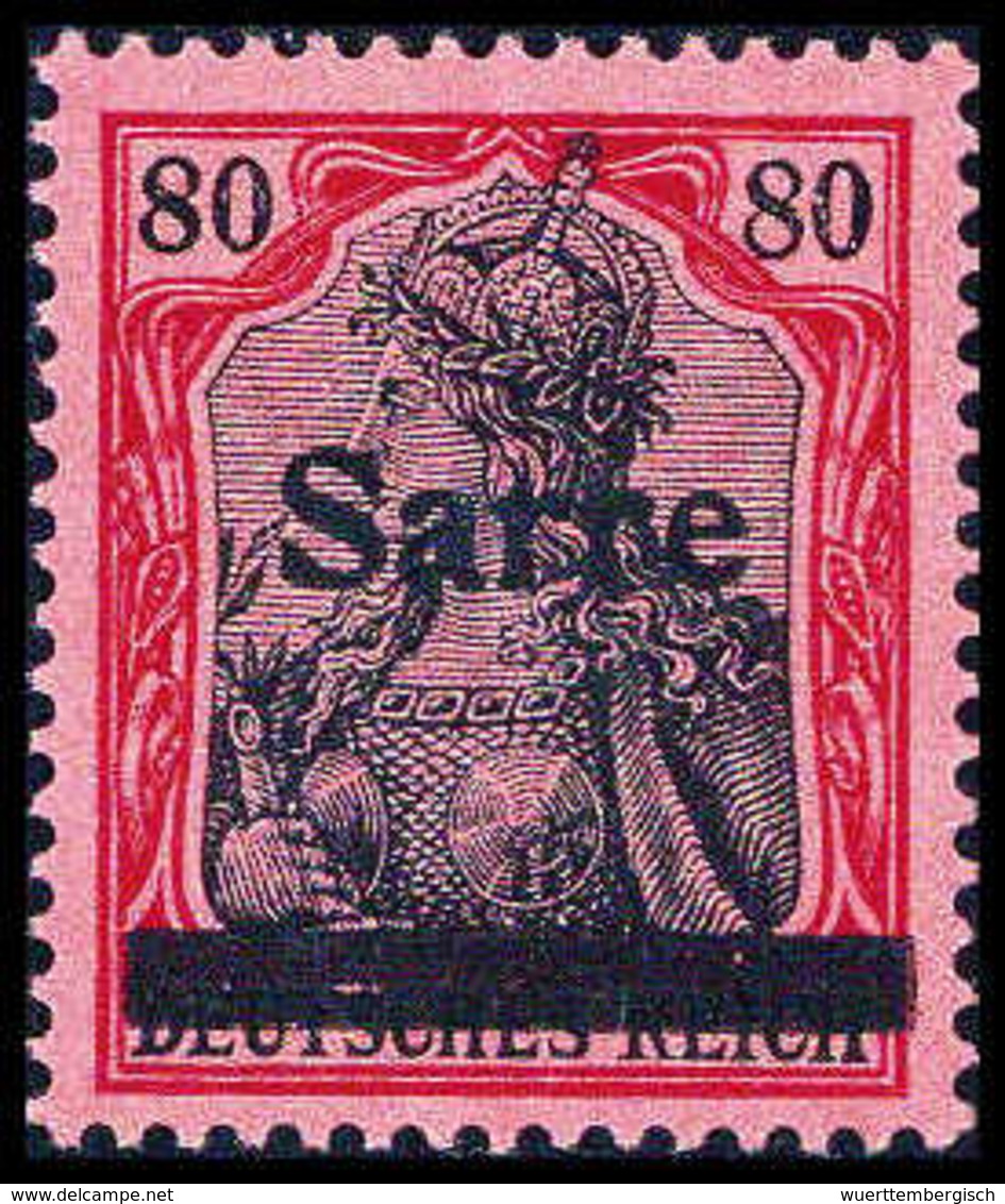 ** 80 Pfg., Type I, Tadellos Postfr., Fotoattest Braun BPP.<br/><b>Katalogpreis: 650,-</b> (Michel: 16I) - Sonstige & Ohne Zuordnung