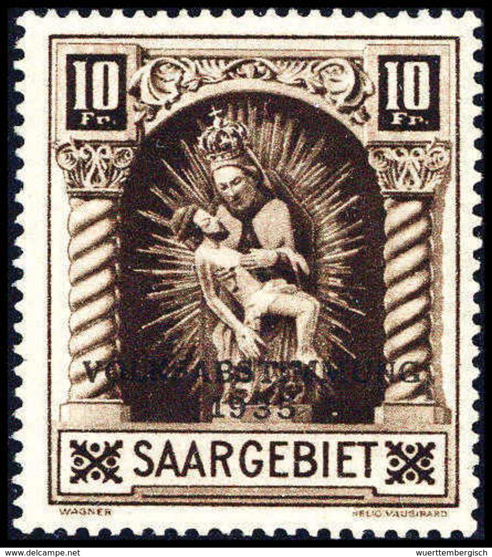 * 10 Fr., Plf. I, Tadellos Ungebraucht.<br/><b>Katalogpreis: 100,-</b> (Michel: 194I) - Sonstige & Ohne Zuordnung