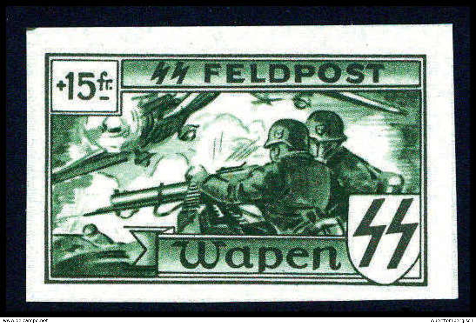 ** Luftwaffe, Ungezähnt, Tadellos Postfr. Serie.<br/><b>Katalogpreis: 500,-</b> (Michel: XV/XIXB) - Other & Unclassified