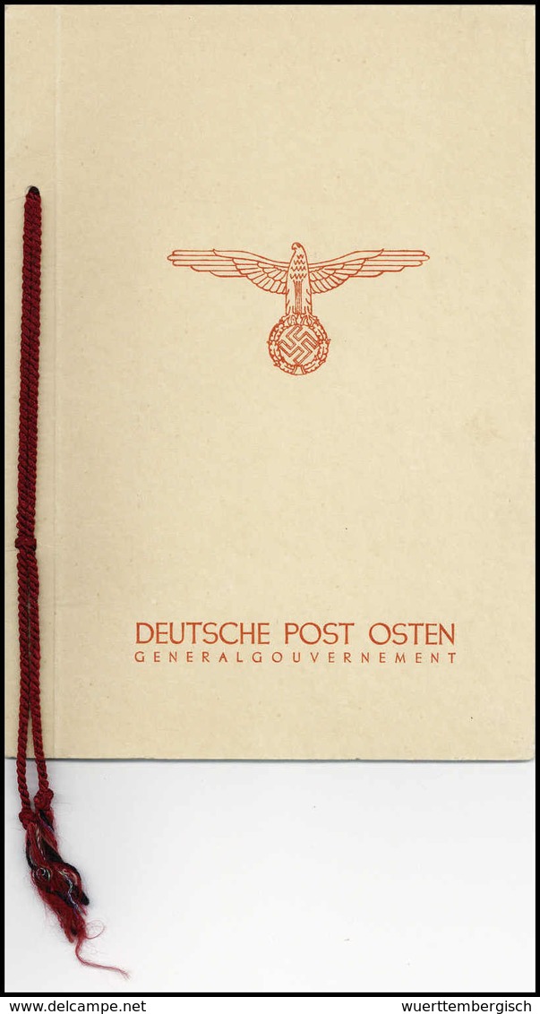 1940, Amtliches Geschenkheft Mit Den Serien Mi.40-51, 56-58, 96-100, 101-03 Und 113-16, Rotbedruckter Karton Mit Weinrot - Other & Unclassified