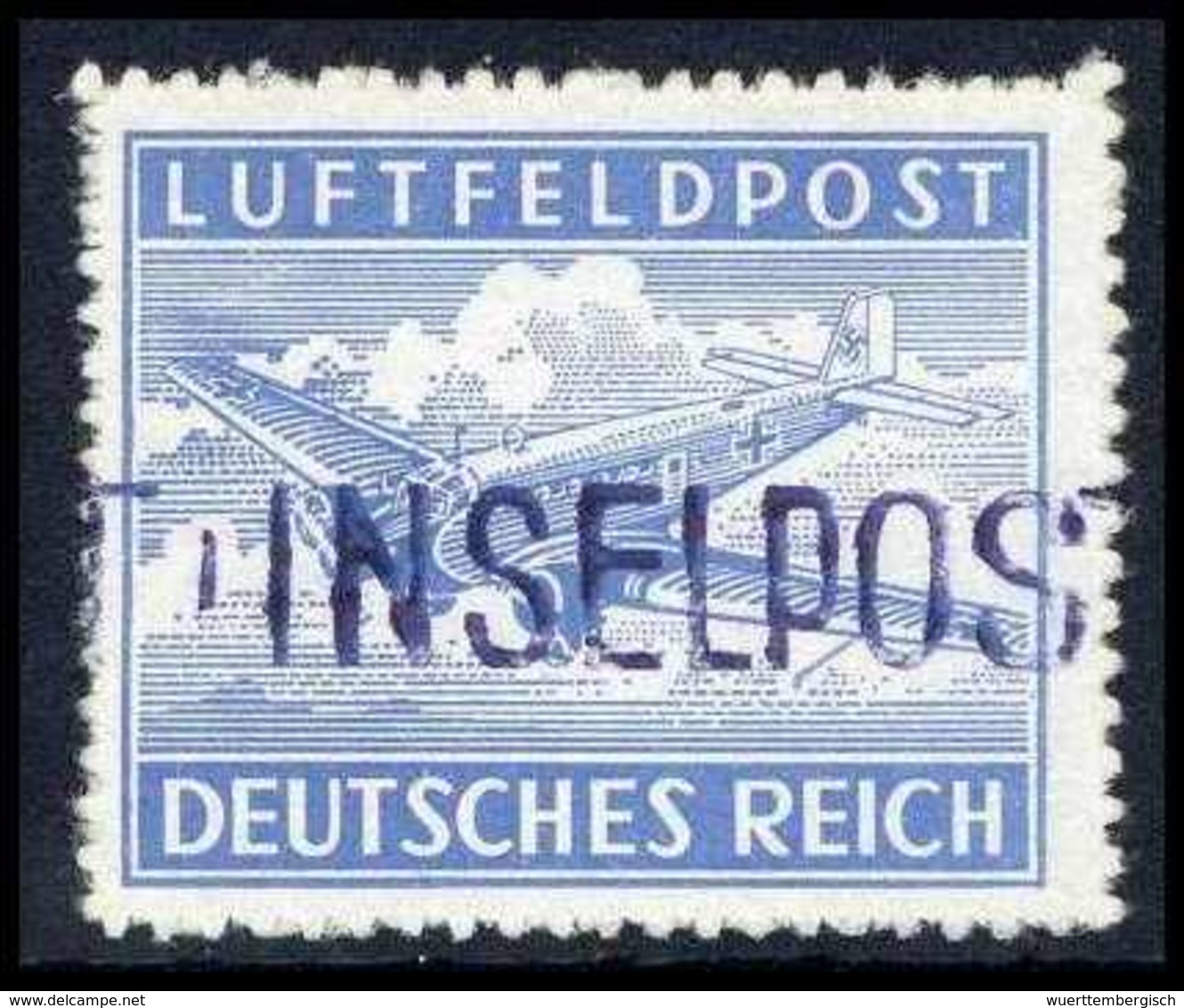 * Insel Leros, Aufdruck Schwarzblauviolett, Ungebr., Ohne Falz (Haftspuren), Fotobefund Petry BPP.<br/><b>Katalogpreis:  - Altri & Non Classificati