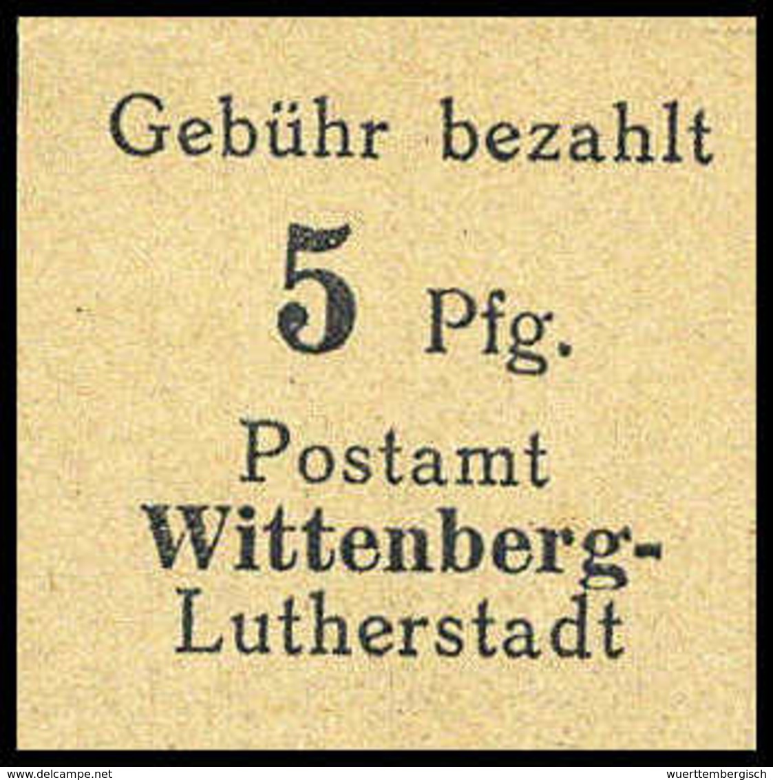 5 Pfg., Ungezähnt, Tadellos Postfrisch. Selten.<br/><b>Katalogpreis: 500,-</b> (Michel: XIIB) - Altri & Non Classificati