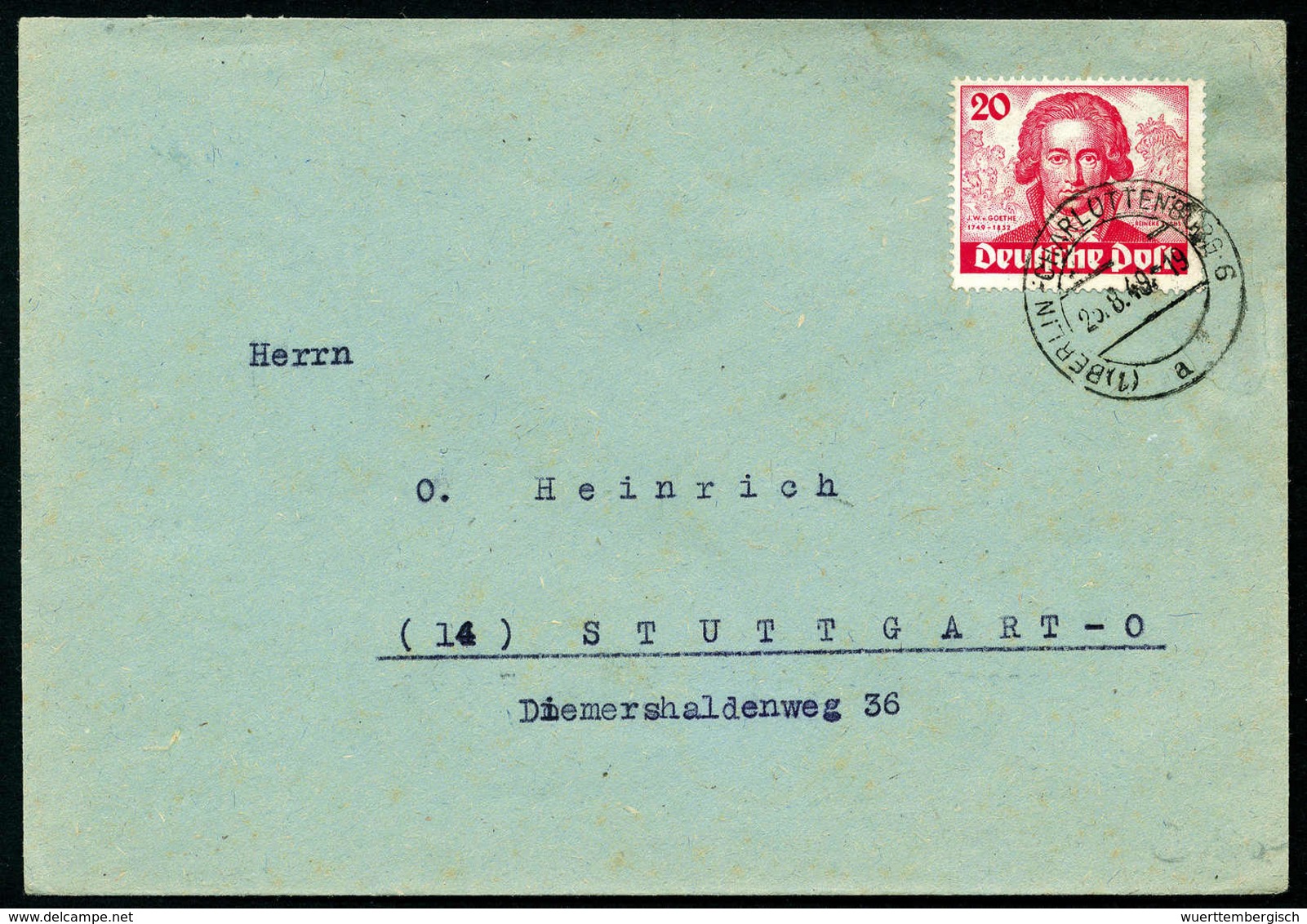 Beleg 10 Und 20 Pfg., Je EF Auf Portoger. Postkarte Bzw. Brief.<br/><b>Katalogpreis: 320,-</b> (Michel: 61/62) - Other & Unclassified
