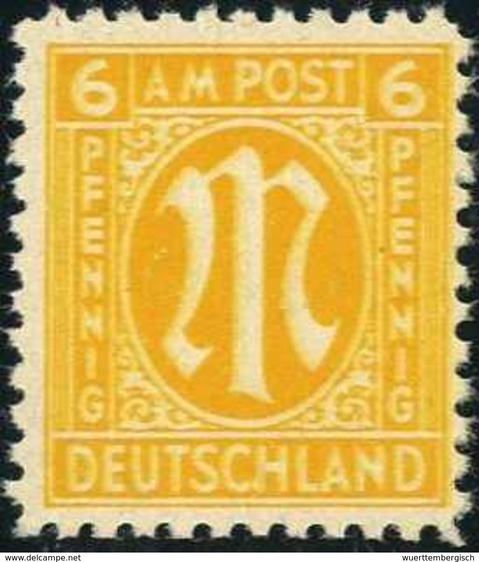 ** 6 Pfg., Doppeldruck, Tadellos Postfr., Sign. Schlegel BPP.<br/><b>Katalogpreis: 300,-</b> (Michel: 4zDD) - Altri & Non Classificati