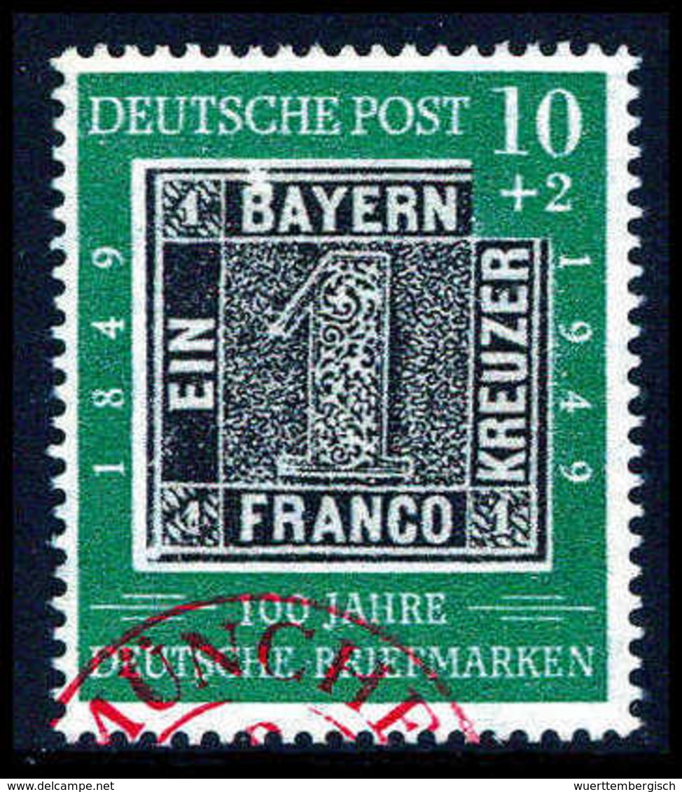 Gest. 10 Pfg., Abart V, Tadellos Gestplt., Sign. Schlegel BPP.<br/><b>Katalogpreis: 100,-</b> (Michel: 113V) - Altri & Non Classificati