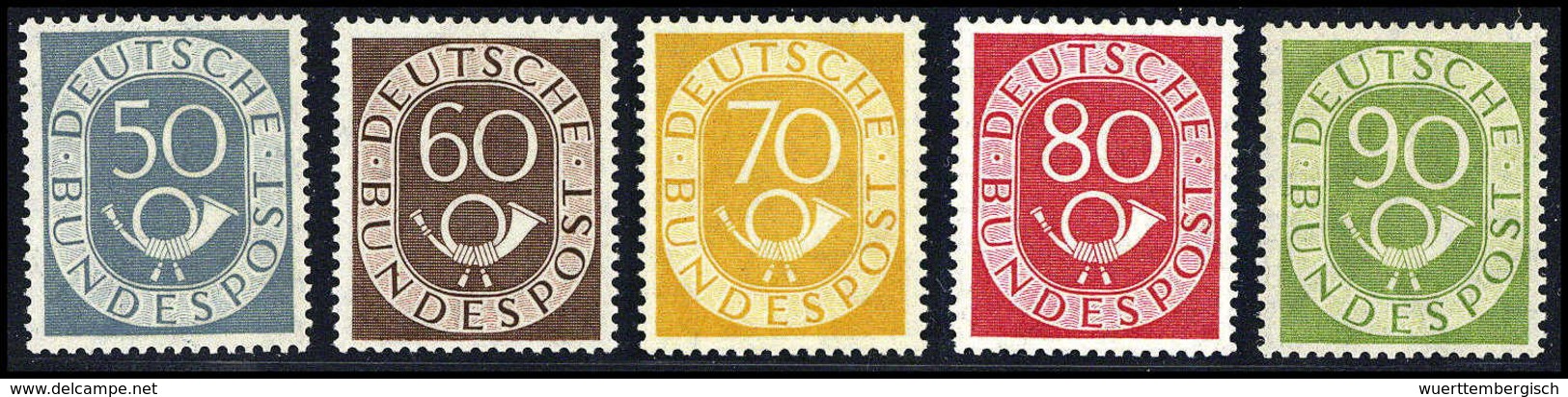 ** Posthorn, Tadellos Postfr. Serie, Sign. Schlegel BPP.<br/><b>Katalogpreis: 2.200,-</b> (Michel: 123/38) - Autres & Non Classés