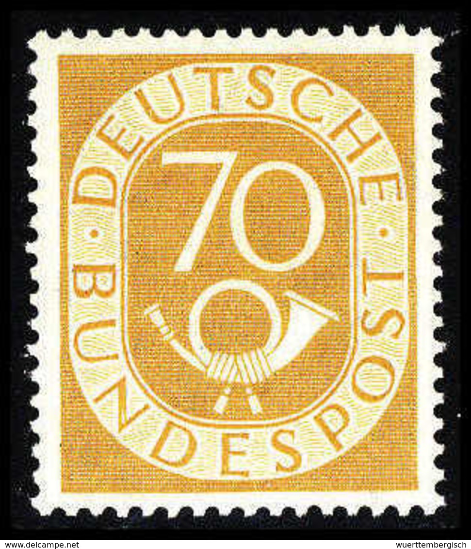 ** 70 Pfg., Tadellos Postfr., Fotobefund Schlegel BPP.<br/><b>Katalogpreis: 500,-</b> (Michel: 136) - Other & Unclassified