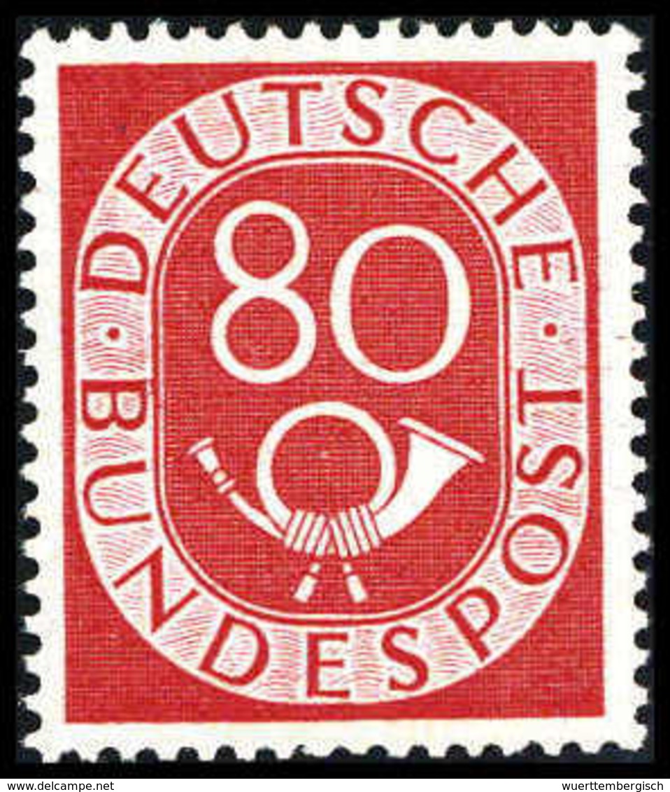 ** 80 Pfg., Wz.Y, Tadellos Postfr., Fotoattest Schlegel BPP.<br/><b>Katalogpreis: 2.000,-</b> (Michel: 137Y) - Sonstige & Ohne Zuordnung