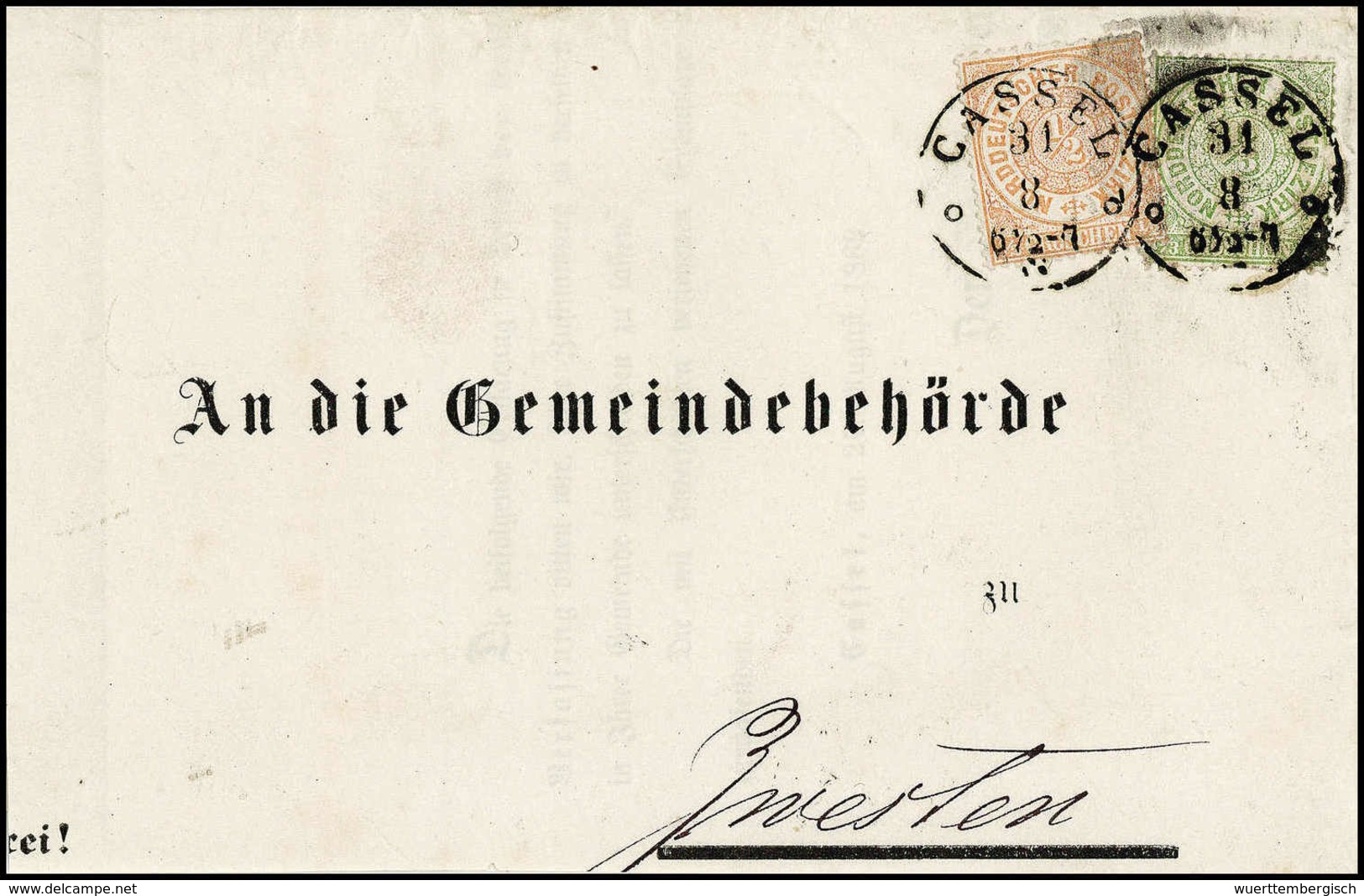 Beleg Phantastische alte Slg. von geschätzt ca. 1000 Belegen in elf Alben, von Baden bis Württemberg, mit einer Fülle an