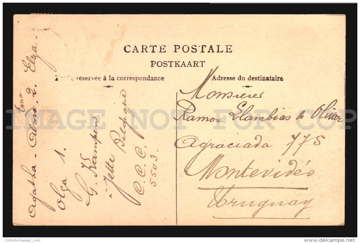 JETTE ST PIERRE MADELEINE Circulee Sud America Original Ca1900 POSTCARD CPA (W4_3851) - Jette