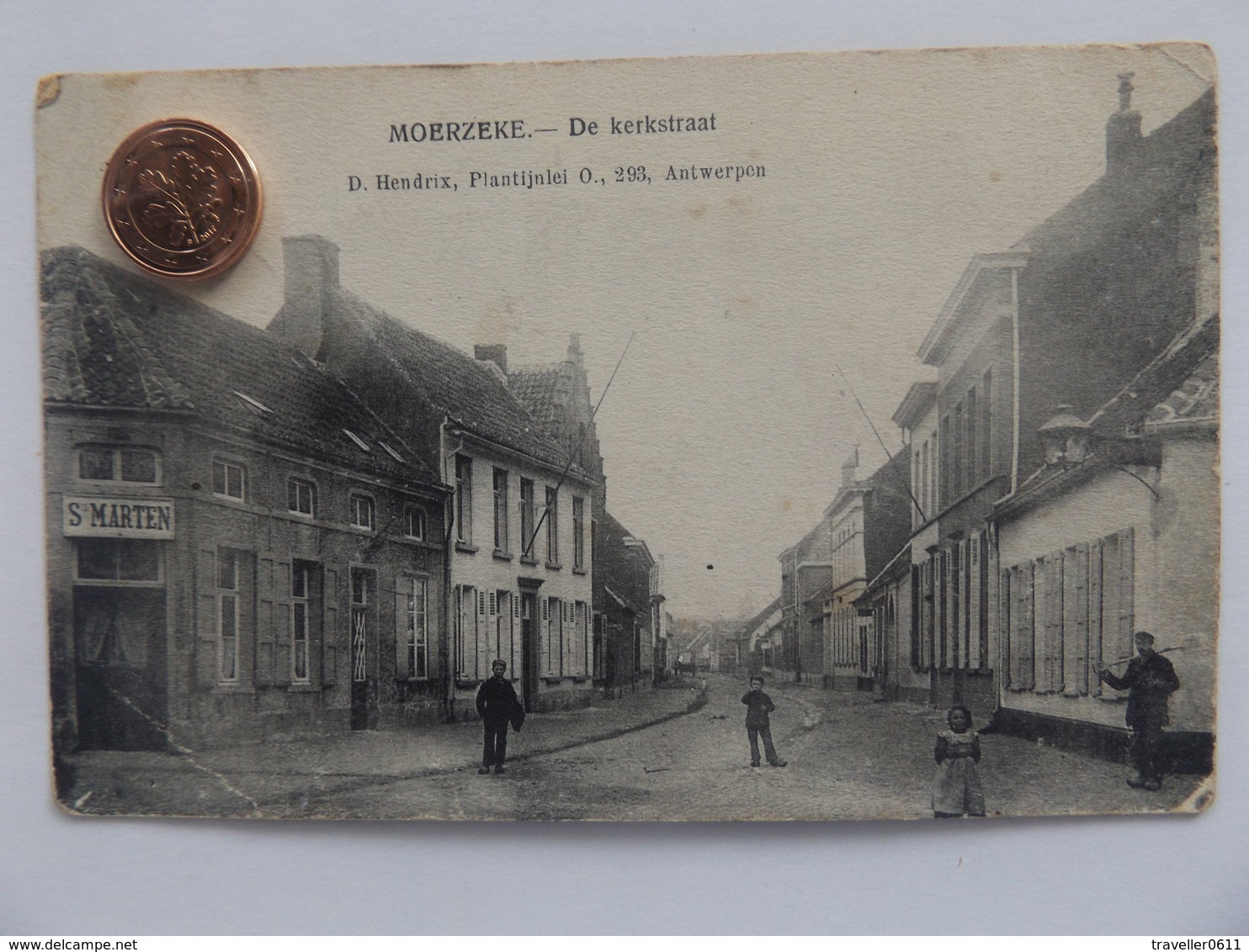 Moerzeke, De Kerkstraat, Ostflandern, Belgien, 1913 - Hamme