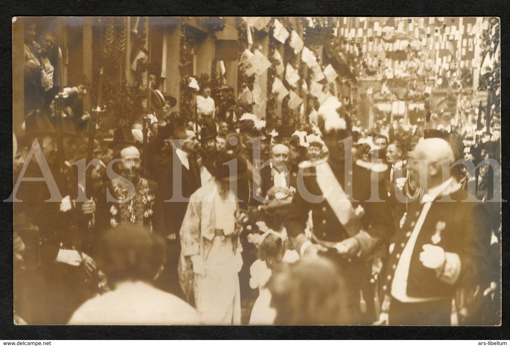 Postcard / ROYALTY / Belgique / België / Roi Albert I / Reine Elisabeth / Joyeuse Entrée Famille Royale / Liège / 1913 - Liege