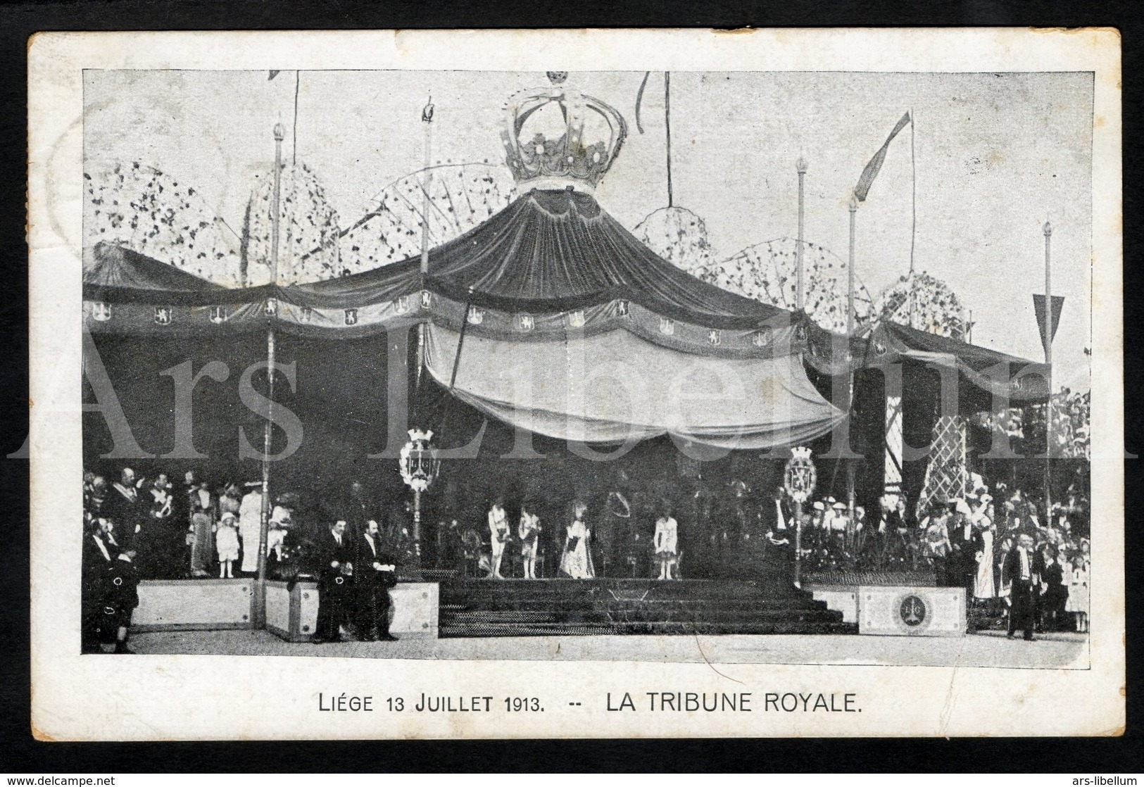 Postcard / ROYALTY / Belgique / België / Roi Albert I / Reine Elisabeth / Joyeuse Entrée Famille Royale / Liège / 1913 - Liege