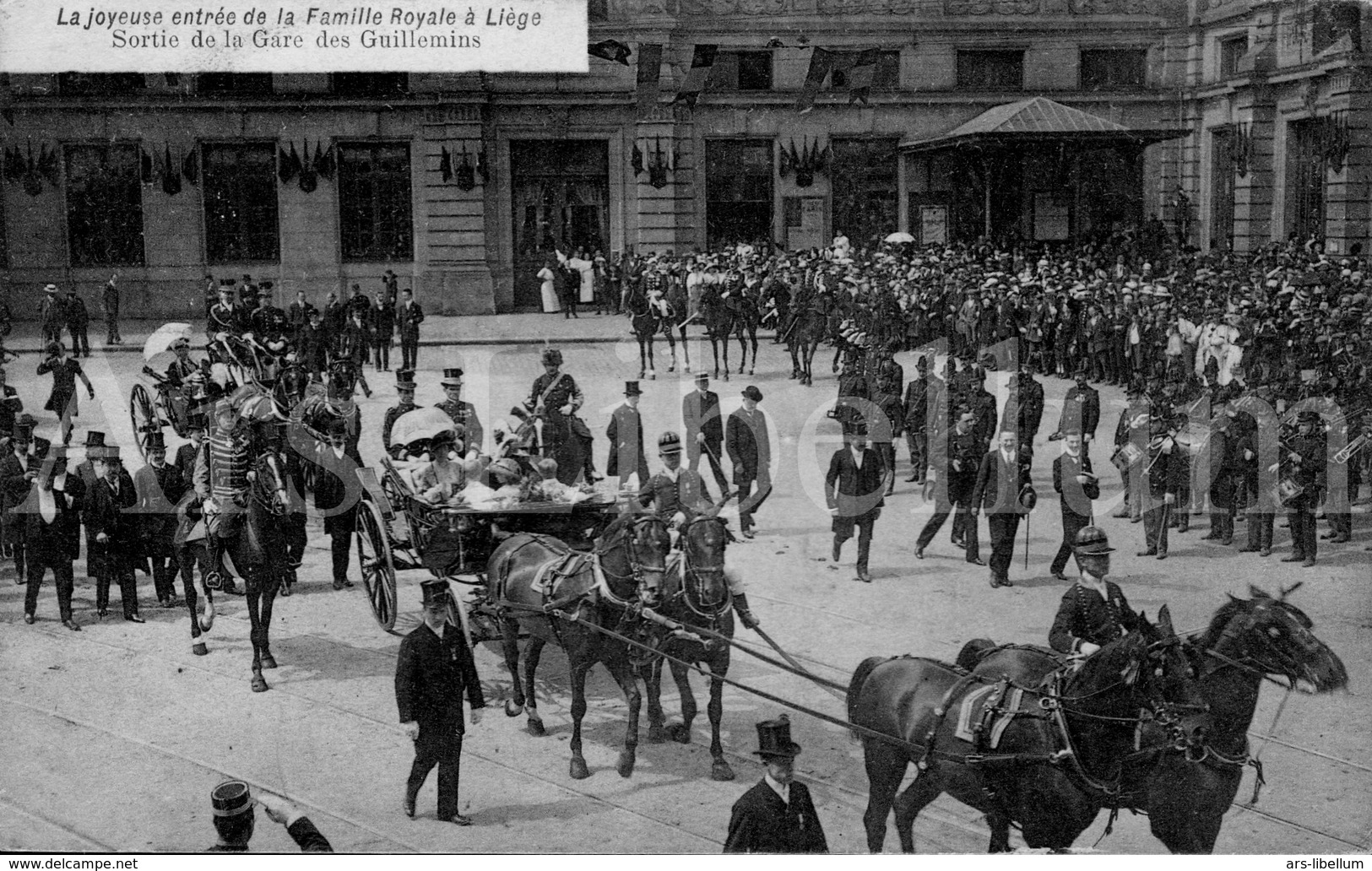 Postcard / ROYALTY / Belgique / België / Roi Albert I / Reine Elisabeth / Joyeuse Entrée Famille Royale / Liège / 1913 - Liège