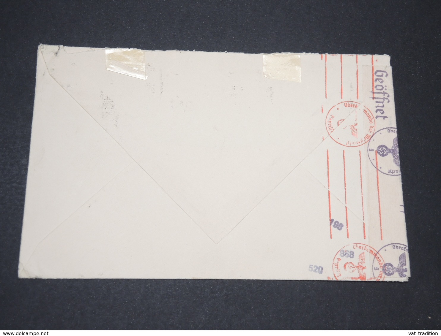 ROUMANIE - Enveloppe De Bucarest Pour L' Allemagne En 1940 Avec Contrôle Postal - L 14323 - Storia Postale Seconda Guerra Mondiale