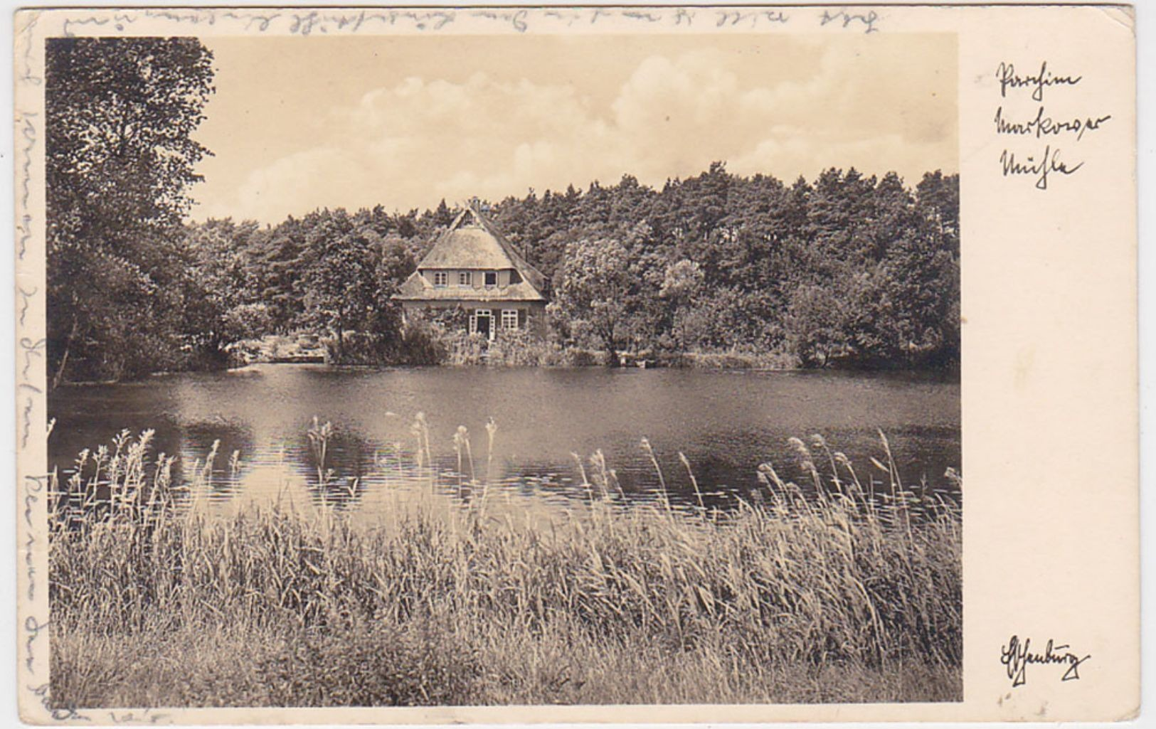 GERMANY 1940 PICT.PC PARCHIM (Markower Mühle, Friedrich Giese House)FIELDP.RAILW.PM "Ludwigslust-Neubrandenburg" - Other & Unclassified