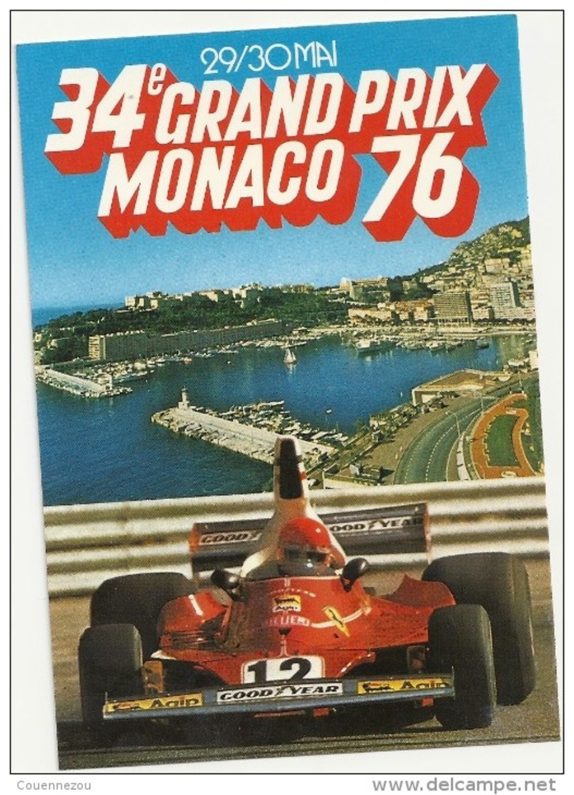 X 356 GRAND PRIX MONACO 1976 - Grand Prix / F1