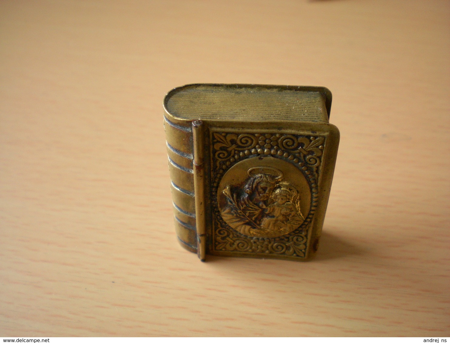 As A Small Book, A Prayer Metal Metal Box Old - Boxes