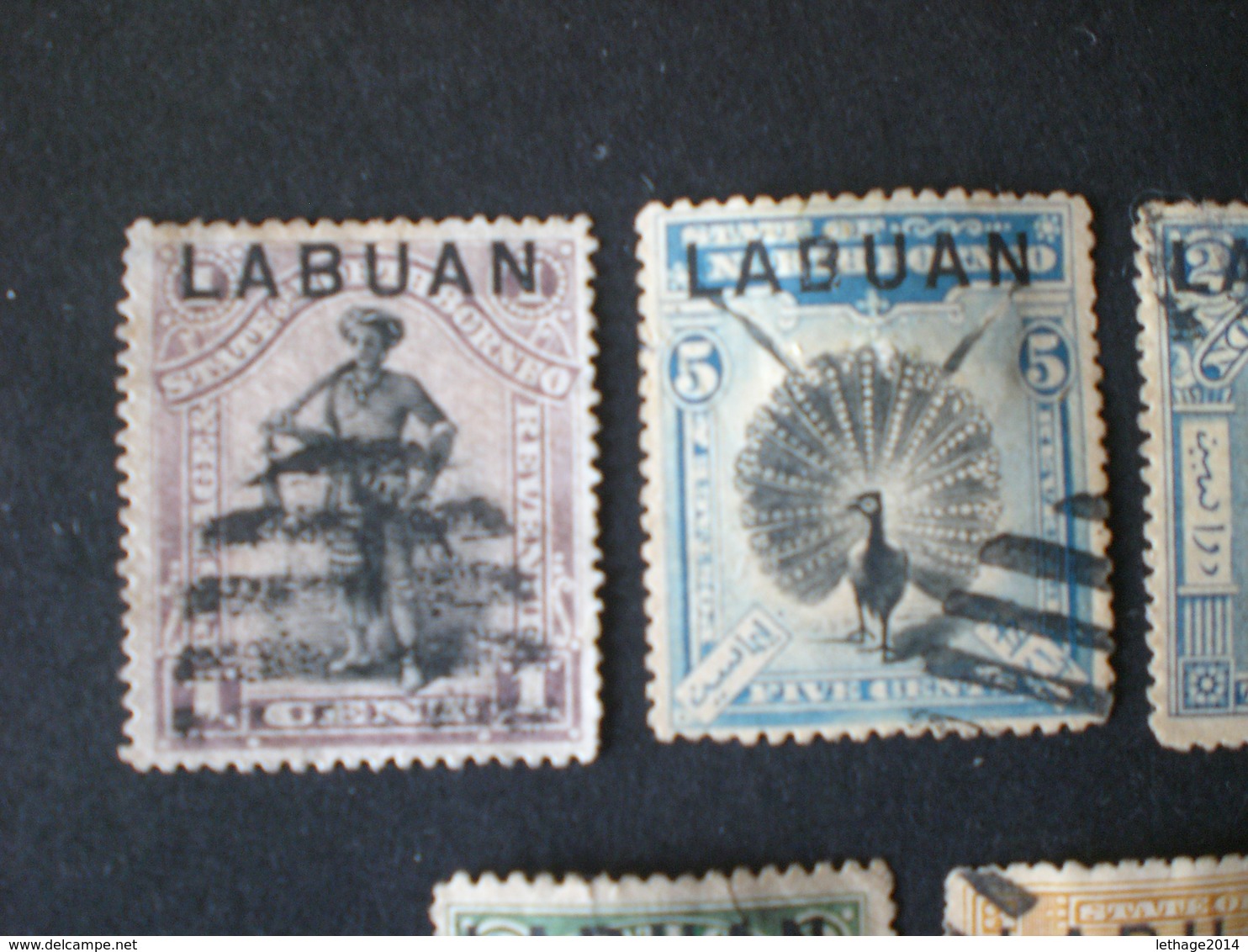 Malaysia LABUAN 1900 -1902  Not Issued North Borneo Stamps Overprinted Postage Due - Autres & Non Classés