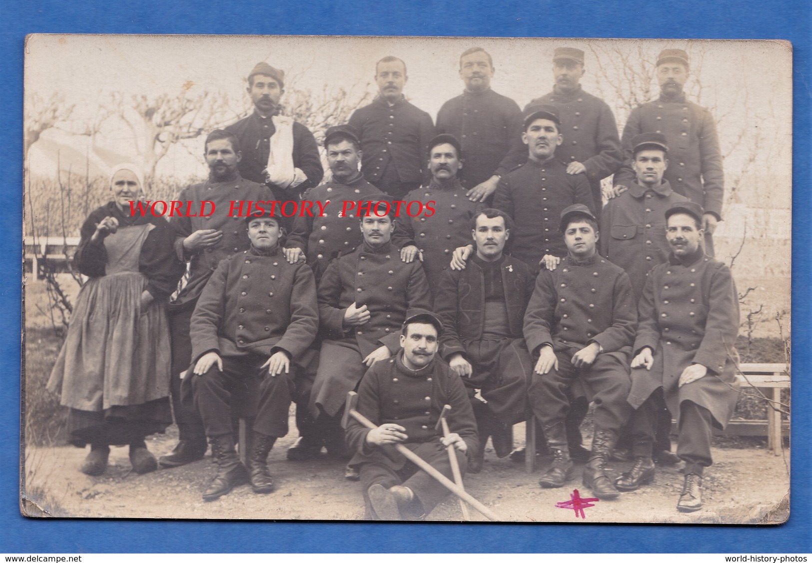 CPA Photo - KERINOU Prés BREST ( Finistère ) -  Portrit De Poilu Du 51e Régiment & Femme Bretonne Avec Coiffe - Andere & Zonder Classificatie