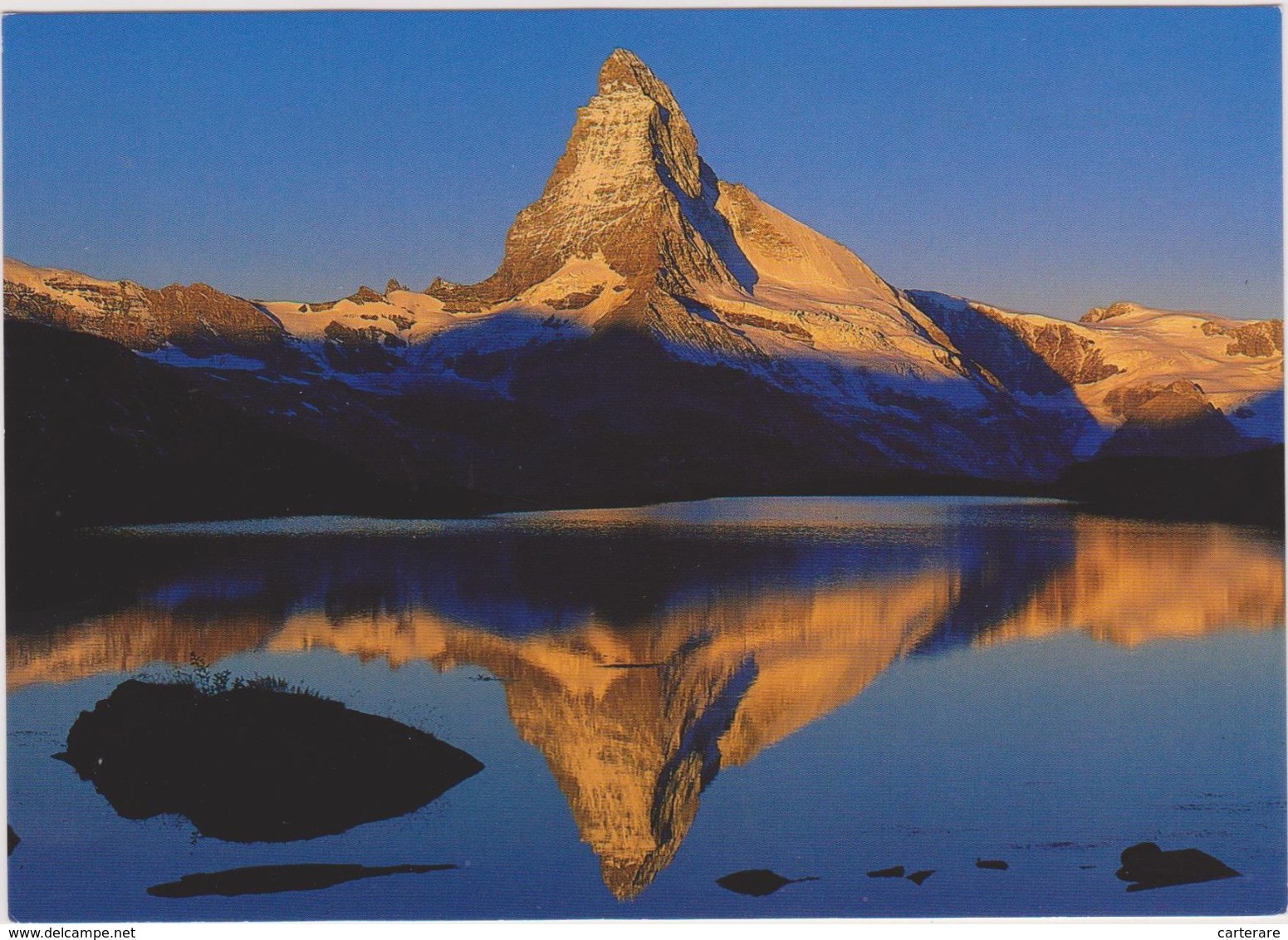 SUISSE,SVIZZERA,HELVETIA,VALAIS,VIEGE,ZERMATT,RIFFELALP MIT MATTERHORN,CERVIN - Viège