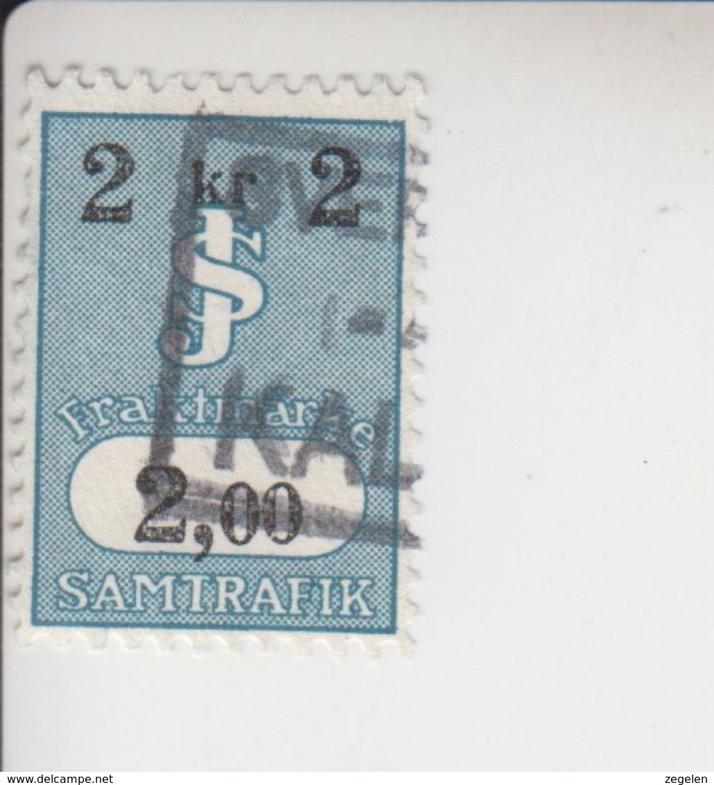 Zweden Spoorwegel Statens Järnvägar S.J. 14 Gestempeld - Local Post Stamps