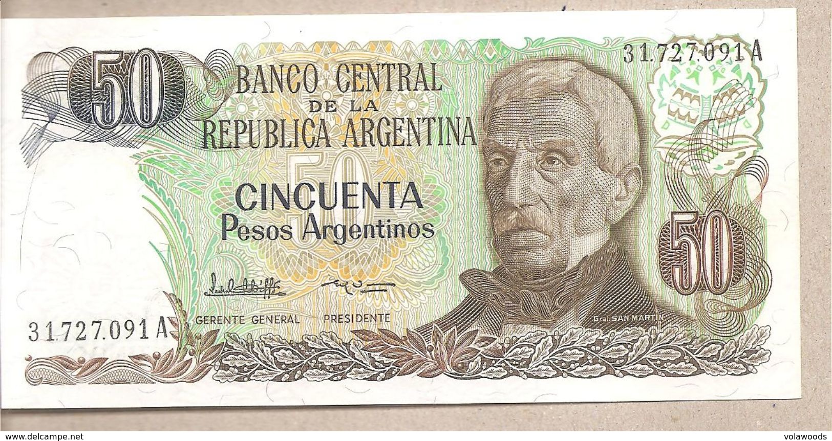 Argentina - Banconota Non Circolata FdS Da 50 Pesos P-314a.2 - 1985 - Argentina