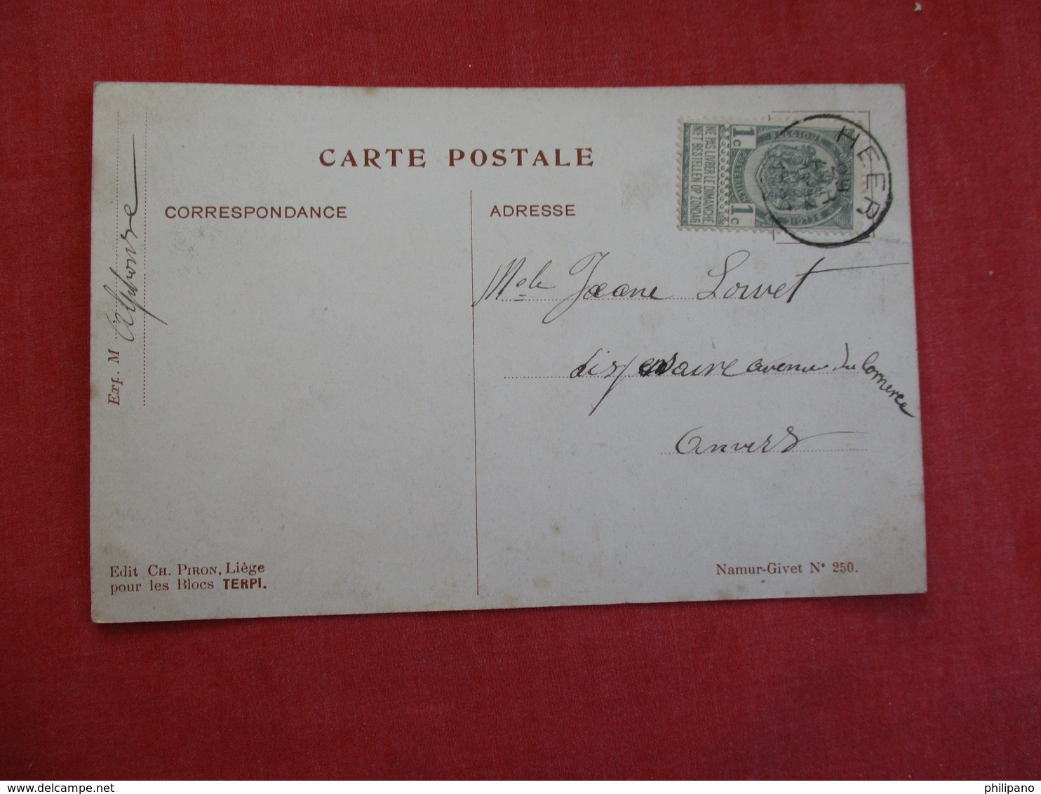 Belgium > Namur > Hastiere Heer Agimont    Stamp & Cancel Ref 2861 - Hastiere